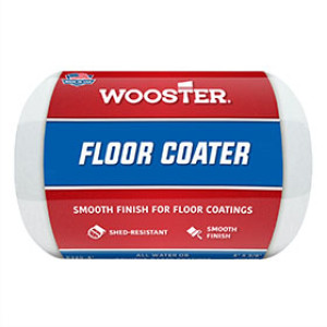 WOOSTER R320 4" X 3/8" FLOOR COATER SHED-RESISTANT WOVEN ROLLER COVER
