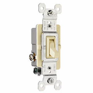 PASS & SEYMOUR  663IGU 15A 120V AC SWITCH 3-WIRE GROUNDING IVORY