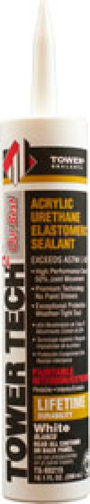 TOWER TS-00215 WHITE TOWER TECH2 ACRYLIC URETHANE ELASTOMERIC SEALANT
