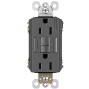 RADIANT 1597TRBKCCD4 15A GFCI SELF TEST TAMPER-RESISTANT OUTLET BLACK