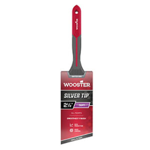 WOOSTER G5221 2-1/2" SILVER TIP SOFT CT POLYESTER ANGLE GRIPTECH MAX SASHBRUSH