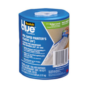 3M PTD-2093-24-S 24" X 30YD PRE-TAPED PAINTER'S MASKING FILM WITH DISPENSER