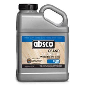 ABSOLUTE COATINGS 96001 ABSCO GRAND CLEAR 1K GLOSS WOOD FLOOR FINISH