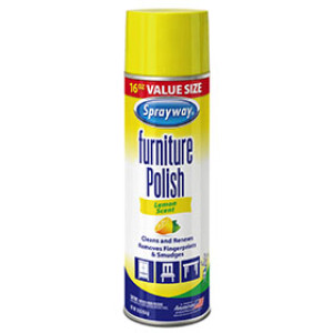 SPRAYWAY SW012R 16 OZ LEMON SCENT FOAMING SPRAY FURNITURE POLISH