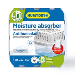 HUMYDRY USA250AC6 8.8 OZ UNSCENTED COMPACT MOISTURE ABSORBER DEVICE