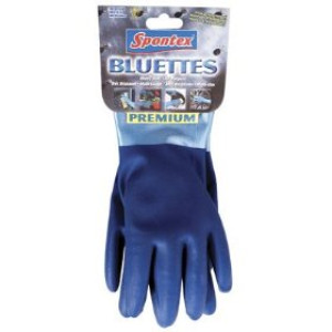 SPONTEX BLUETTES 34331129 X-LARGE ALL PURPOSE HOUSEHOLD GLOVES