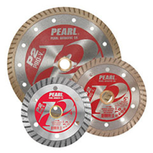 PEARL ABRASIVE PV007T 7" X .090 X 7/8" TURBO RIMMED DIAMOND BLADE