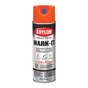KRYLON K00730608 15 OZ APWA BRIGHT ORANGE MARK-IT S/B INVERTED MARKING PAINT