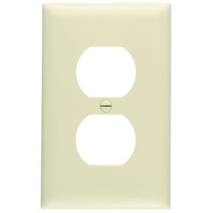 PASS & SEYMOUR  TP8ICC100 1-GANG WALL PLATE 2 TOGGLE IVORY