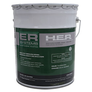 GACO URETHER22P5 5GAL PAIL HER ALUMINIUM GRAY POLYURETHANE ROOF SEALANT