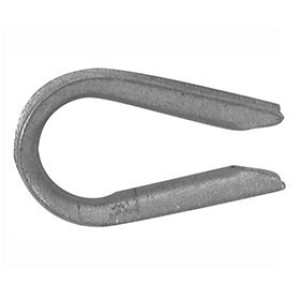 CAMPBELL T7670659 323 1/2" WIRE ROPE THIMBLE ELECTRO-GALVANIZED
