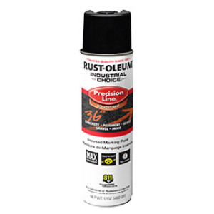 RUST-OLEUM 1675838V 17 OZ CAUTION BLACK INVERTED MARKING SPRAY PAINT