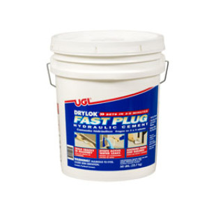 UGL DRYLOK 830820 50 LB FAST PLUG HYDRAULIC CEMENT FAST SETTING 3-5 MIN