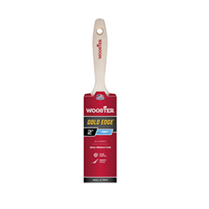WOOSTER 5232 2" GOLD EDGE FIRM CT POLYESTER FLAT BEAVERTAIL PAINT BRUSH