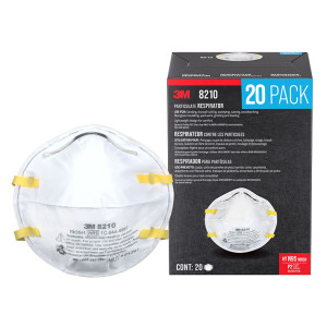 3M 8210P20-DC PERFORMANCE DISPOSABE PAINT PREP RESPIRATOR N95 PARTICULATE 20PK