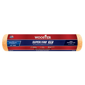 WOOSTER RR924 14" X 1/2" SUPER/FAB FTP SHED-RESISTANT KNIT ROLLER COVER