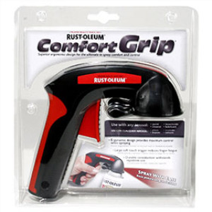 RUST-OLEUM 241526 BLACK COMFORT SPRAY PAINT GRIP