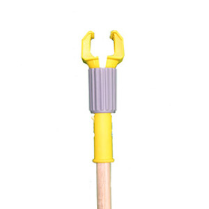 NORSHEL 01910982 PLASTIC ALLIGATOR HEAD 60" MOP HANDLE WOOD