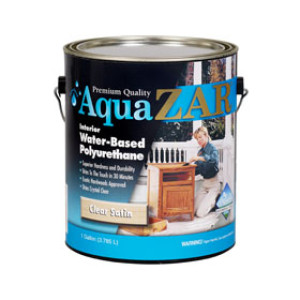 UGL AQUA ZAR 832674 SATIN INTERIOR CRYSTAL CLEAR WATER BASE POLYURETHANE