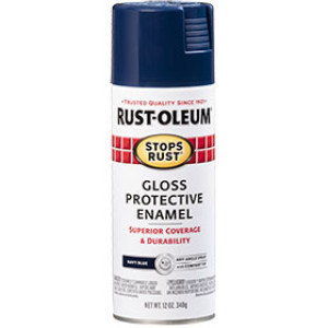 RUST-OLEUM STOPS RUST 7723830 12 OZ PROTECTIVE ENAMEL GLOSS NAVY BLUE SPRAY