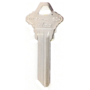 ILCO 20100 SC4-BR-250 SCHLAGE 6-PIN KEY BLANK