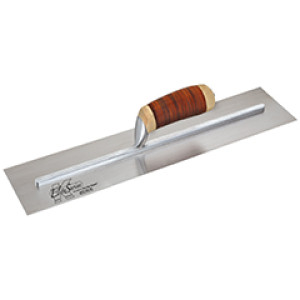 KRAFT CFE222L 16" X 4" ELITE SERIES FIVESTAR CEMENT TROWEL LEATHER HANDLE