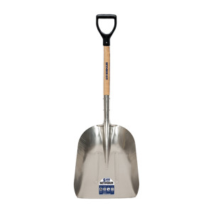 SEYMOUR 49264 #12 ALUM SCOOP SHOVEL 44" FIBERGLASS HANDLE POLY D-GRIP