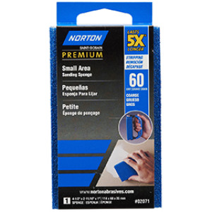 NORTON PROSAND 82071 4-1/2" X 2-11/16" X 1" 60 GRIT SMALL AREA SANDING SPONGE