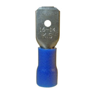 GARDNER BENDER 20-143M DISCONNECT MALE #16-#14 AWG INSULATED BLUE 18PCS/CLAM