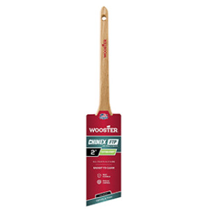 WOOSTER 4424 2" CHINEX FTP EXTRA-FIRM THIN ANGLE RATTAIL PAINT BRUSH
