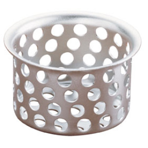 PLUMB PAK PP820-37 STRAINER BASKET 1" SINK & TUB CHROME PLATED METAL CARDED