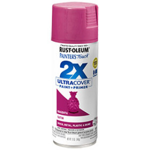 RUST-OLEUM 2X PAINTER'S TOUCH 334087 ULTRA COVER ENAMEL SATIN MAGENTA RUSTOLEU