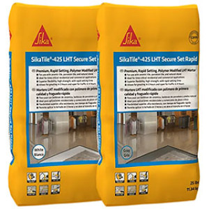 SIKA INTERIOR FINISHING 673159 SIKATILE 425 25 LB LHT GRAY SECURE SET RAPID SE