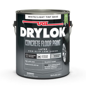 UGL DRYLOK 832776 WHITE TINTABLE LATEX CONCRETE FLOOR PAINT LOW VOC