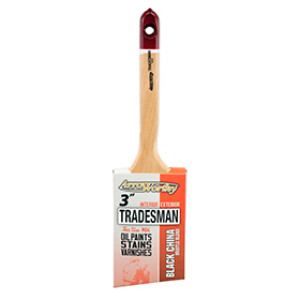 ARROWORTHY 5022 3" TRADESMAN BLACK CHINA BRISTLE ANGULAR SASH BRUSH