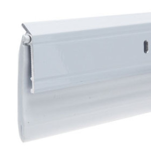 FROST KING W59/36H 13824 1-5/8" X 36" WHITE ALUMINUM AND VINYL DOOR BOTTOM