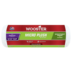 WOOSTER R235 9" X 5/16" MICRO PLUSH MICROFIBER FABRIC ROLLER COVER