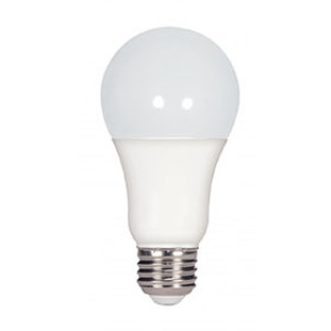 SATCO S28789 15.5W A19 LED BULB MED BASE 120V 2700K 220' BEAM SPREAD 4-PACK