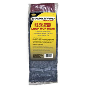 G-FORCE 24 OZ WIDE BAND BLUE LOOP MOP HEAD