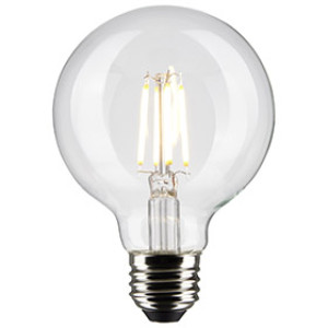 SATCO S21226 4.5W G25 LED CLEAR MEDIUM BASE 2700K 90 CRI 120V