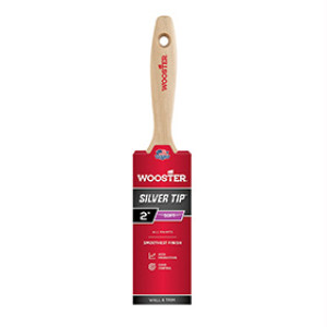 WOOSTER 5222 2" SILVER TIP SOFT CT POLYESTER FLAT BEAVERTAIL PAINT BRUSH