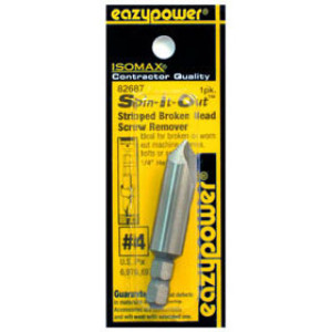 EAZYPOWER 82687 #4 SPIN-IT-OUT BROKEN & DAMAGED SCREW REMOVER 1-PACK CARDED
