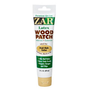 UGL ZAR 832514 3 OZ RED OAK INTERIOR AND EXTERIOR LATEX PATCH WOOD FILLER