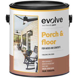 EVOLVE PAINTS EV24-PFTERRA-1 1GAL PORCH & FLOOR TERRACOTA SEMIGLOSS PAINT