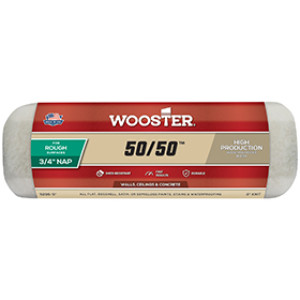 WOOSTER R296 9" X 3/4" 50/50 WOOL & POLYESTER SHED-RESISTANT ROLLER COVER