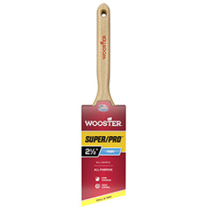WOOSTER J4112 2-1/2" SUPER/PRO FIRM NYLON & POLYESTER ANGLE SASH PAINT BRUSH