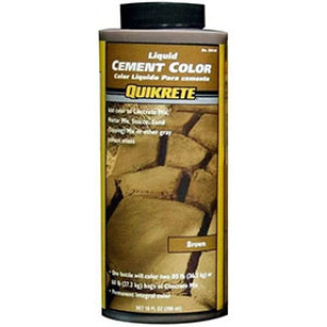 PACKAGE PAVEMENT QUIKRETE 1317-01 10 OZ BROWN LIQUID CEMENT COLOR