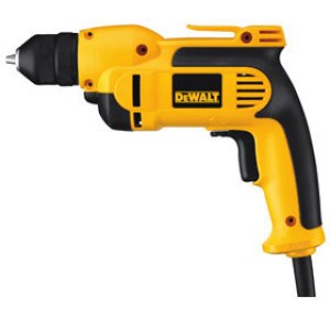 DEWALT DWD112 05734 3/8" VSR PISTOL GRIP DRILL W/KEYLESS METAL CHUCK 8.0 AMP