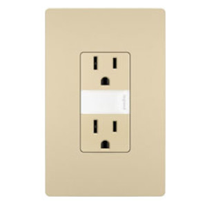 RADIANT NTL885TRICC6 15A TAMPER-RESISTANT WITH NIGHTLIGHT IVORY