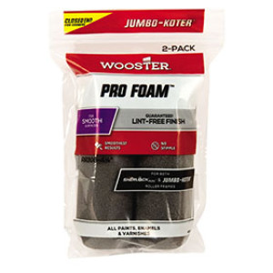 WOOSTER RR308 4-1/2" JUMBO-KOTER PRO FOAM CLOSED-END ROLLER COVER 2-PACK